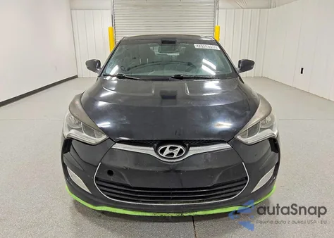 2016 Hyundai Veloster z USA, uszkodzony, nr VIN KMHTC6AD7GU299736